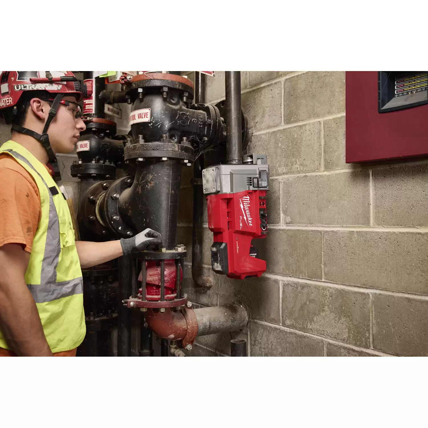 Milwaukee 2927-22 M18 FUEL RINGER Roll Groover for 1-1/4” - 4” Sch 10/40, 6” Sch 10